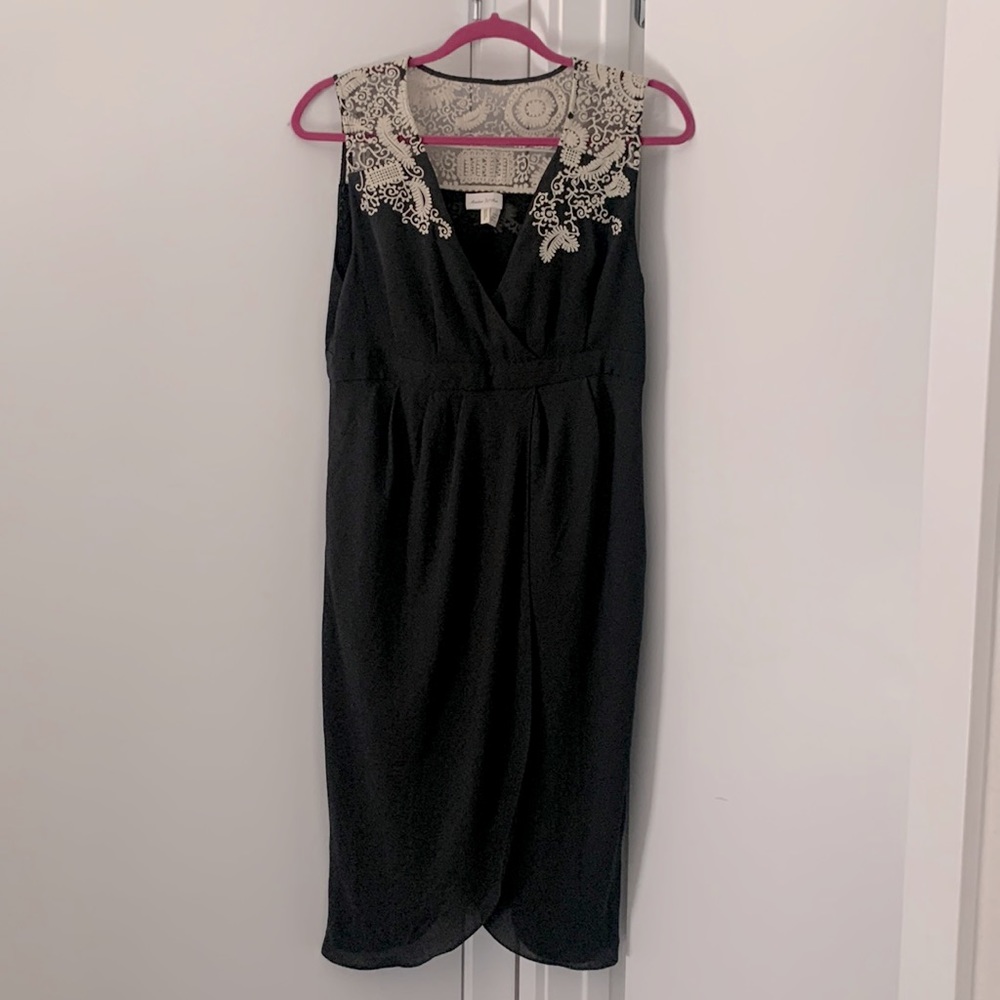 Anthropologie embroidered dress